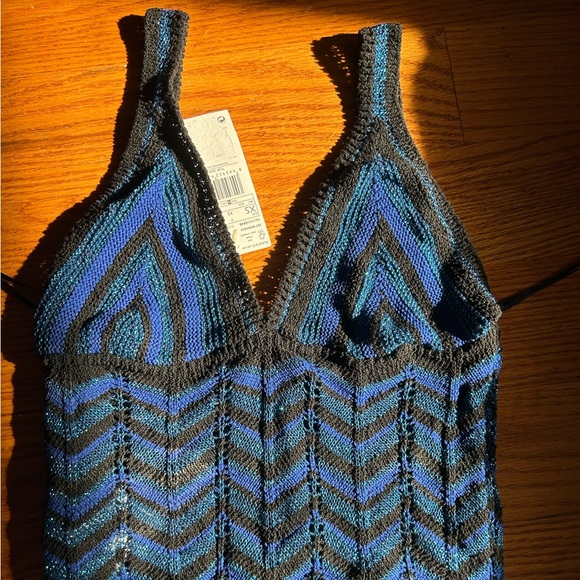 Lurex geometric openwork top from MANGO - Picture 2 of 4